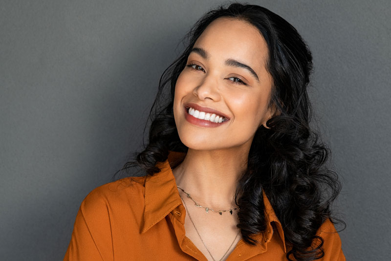dental implant patient smiling