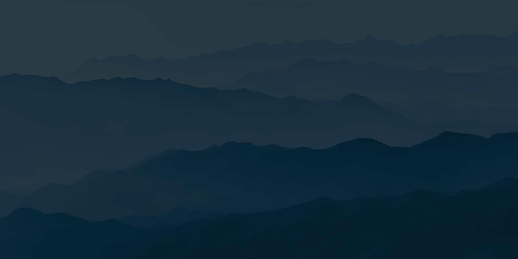 footer mountain pattern