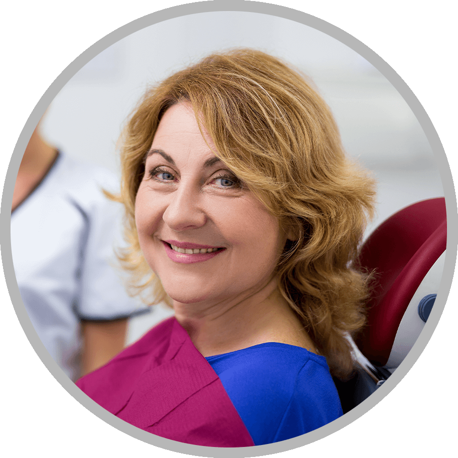 dental implant patient smiling