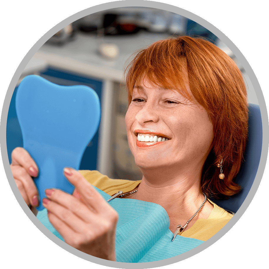 dental implant patient smiling